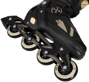 Rolki Nils Extreme NH382 rekreacyjne regulowane czarno-beżowe r. 40-43 6