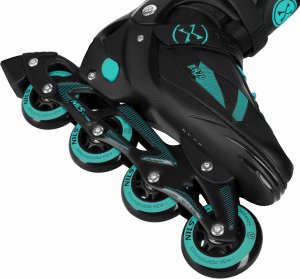 Rolki Nils Extreme NH382 rekreacyjne regulowane czarno-niebieskie r. 28-31 3