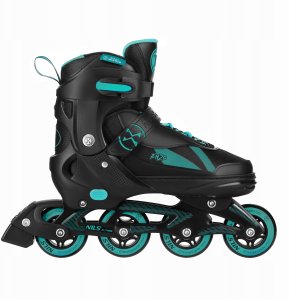 Rolki Nils Extreme NH382 rekreacyjne regulowane czarno-niebieskie r. 28-31 6