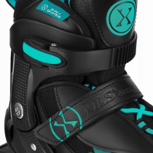 Rolki Nils Extreme NH382 rekreacyjne regulowane czarno-niebieskie r. 28-31 7
