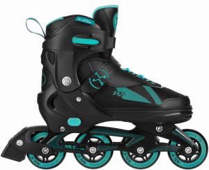 Rolki Nils Extreme NH382 rekreacyjne regulowane czarno-niebieskie r. 32-35 8