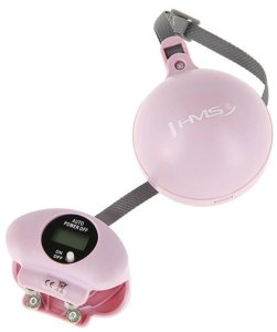 ZESTAW HULA HOP HHW09 PINK Z PIŁKĄ GRAWITACYJNĄ I LICZNIKIEM HMS + PAS BR163 BLACK 17