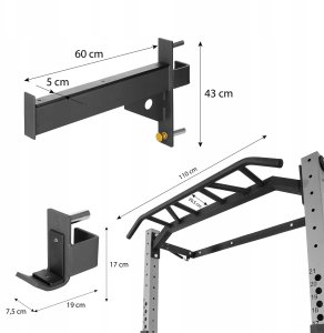 KLT23 KLATKA TRENINGOWA SKŁADANA SILVER HMS 17