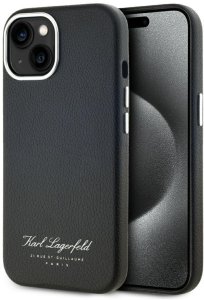 Etui Karl Lagerfeld hotel RSG do iPhone  15 czarny 1
