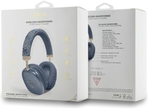 Słuchawki nauszne Guess Bluetooth 4G     Triangle Logo niebieski 4