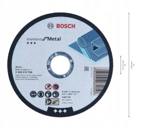 TARCZA DO CIĘCIA Bosch 100x125x1mm 3
