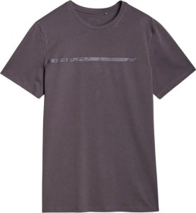 KOSZULKA MĘSKA BAWEŁNIANA T-SHIRT MĘSKI SPORTOWY Z NADRUKIEM 4F M2077 1