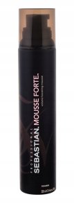 Itin stiprios fiksacijos plaukų putos Sebastian Professional Mousse Forte 200 ml 1