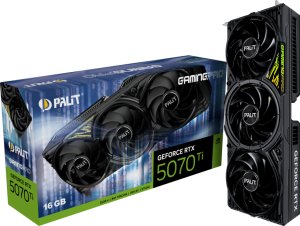 Karta graficzna Palit GeForce RTX 5070 Ti GamingPro V1 16GB GDDR7 DLSS4 (NE7507T019T2-GB2031Y) 1