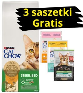 PURINA Cat Chow Sterilised Karma z indykiem 15kg 1