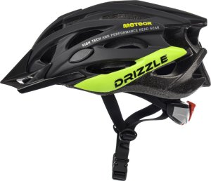 Meteor Kask rowerowy Meteor MV29 Drizzle L 58-61 cm czarny/neonowy zielony 16921 2