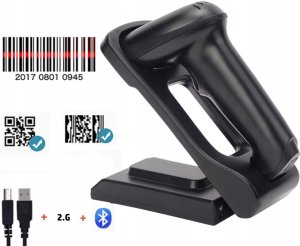 Bezprzewodowy czytnik skaner kodów 1D/2D (QR) YHD-5800DB + stacja bazowa 6
