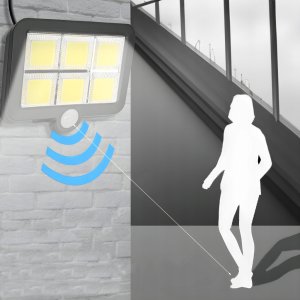 LAMPA SOLARNA LED CZUJNIK RUCHU ZMIERZCHU ZEWNĘTRZNA HALOGEN OGRODOWA PILOT 15