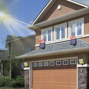 LAMPA SOLARNA LED CZUJNIK RUCHU ZMIERZCHU ZEWNĘTRZNA HALOGEN OGRODOWA PILOT 6