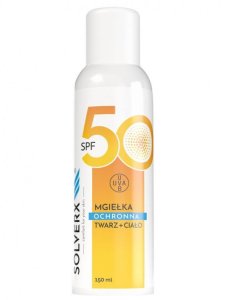 SOLVERX Ochronna mgiełka do ciała i twarzy SPF50 150ml 1