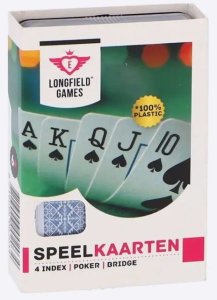 Karty Longfield 100% plastic 4 index Bicycle 1