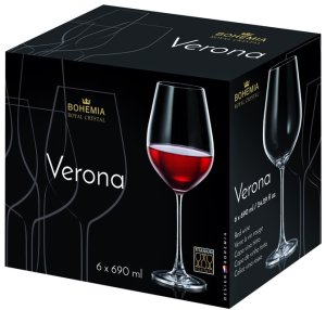 VERONA 1SG80/690ML RED WINE 6 PCS 1