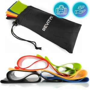 Revity Gumy do ćwiczeń Mini Bands zestaw 5 gum oporowych taśmy fitness 4