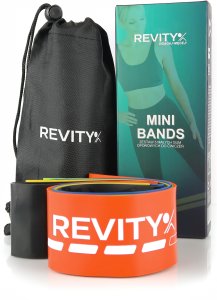Revity Gumy do ćwiczeń Mini Bands zestaw 5 gum oporowych taśmy fitness 6