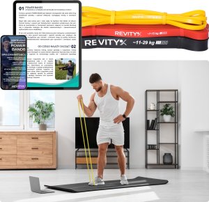 Revity Gumy do ćwiczeń oporowe Power Bands zestaw 3 sztuk 3-29 kg 7