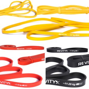 Revity Gumy do ćwiczeń oporowe Power Bands zestaw 3 sztuk 3-29 kg 10