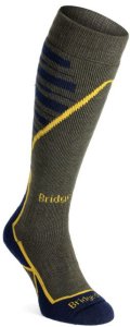 Skarpety narciarskie Bridgedale Ski MW Plus - olive/navy 44 - 47 1