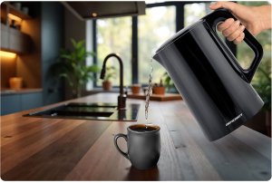 Czajnik elektryczny 1,7l Berdsen BD-71 czarno-srebrny 4