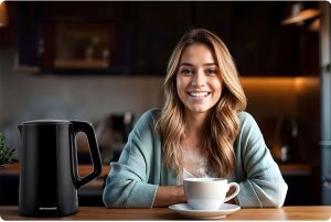 Czajnik elektryczny 1,7l Berdsen BD-71 czarno-srebrny 5