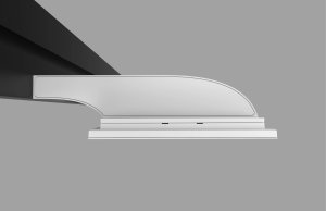 Crestron Mullion Mount Kit for TSW-770 and TSW-1070 Series, White 2