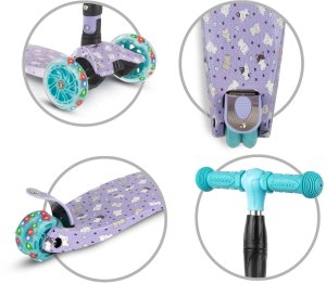 Hulajnoga Kidwell Vento Fioletowy (HUBAVEN02A1) 9