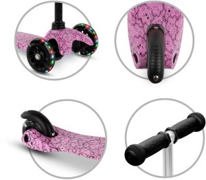 Hulajnoga Kidwell Uno Czarno-różowy (HUBAUNO02A3) 5