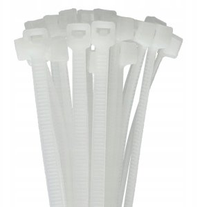 PLASTROL OPASKA PLASTIKOWA BIAŁA 2,5 x 100mm 100szt. 4