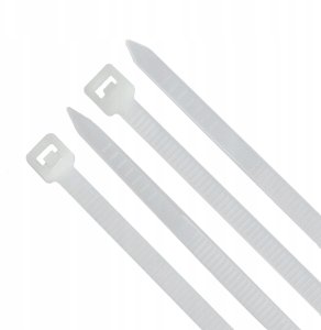 PLASTROL OPASKA PLASTIKOWA BIAŁA 2,5 x 100mm 100szt. 5