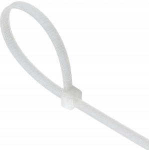 PLASTROL OPASKA PLASTIKOWA BIAŁA 2,5 x 100mm 100szt. 6