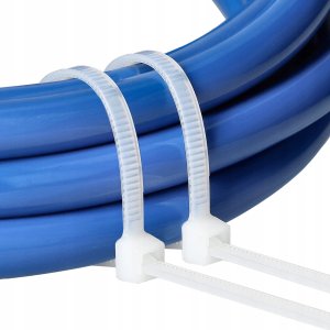 PLASTROL OPASKA PLASTIKOWA BIAŁA 2,5 x 100mm 100szt. 8