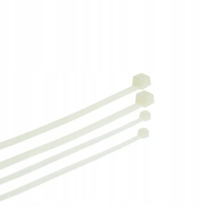 PLASTROL OPASKA PLASTIKOWA BIAŁA 2,5 x 100mm 100szt. 9