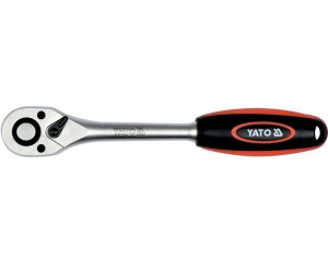 YATO GRZECHOTKA PROSTA Z PLASTIKOWĄ RĘKOJEŚCIĄ 3/8" 90T 1