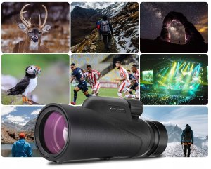 Monokular Luneta K&F ZOOM 8x 42mm BaK4 IP68 + Etui Statyw Uchwyt na Telefon 9