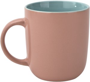 Kubek ceramiczny 400 ml różowo-niebieski 3