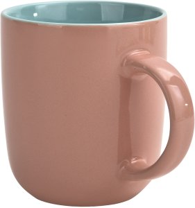 Kubek ceramiczny 400 ml różowo-niebieski 4