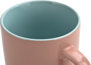 Kubek ceramiczny 400 ml różowo-niebieski 5