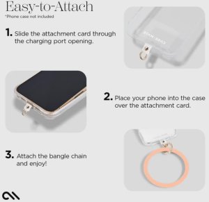 Case-Mate Phone Bangle - Bransoletka na nadgarstek do smartfona (Peach) 6