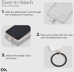 Case-Mate Phone Bangle - Bransoletka na nadgarstek do smartfona (Black) 6