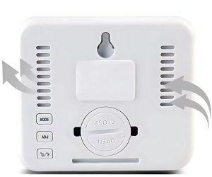 Verk Termometr higrometr zegar kalendarz elektroniczny wewnętrzny bezprzewodowy 8