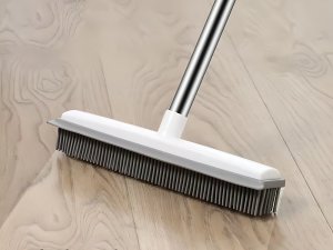 Szczotka miotła gumowa silikonowa do zamiatania z metalowym kijem 120 cm 8