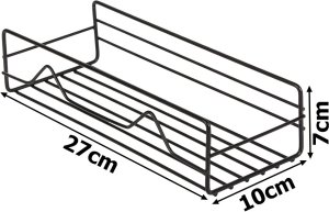 Półka łazienkowa do łazienki pod prysznic prysznicowa loft wisząca metalowa 2