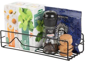 Półka łazienkowa do łazienki pod prysznic prysznicowa loft wisząca metalowa 5