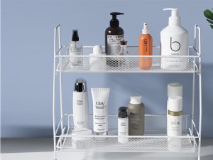 Półka kuchenna organizer kuchenny stojący dwupoziomowy loft na przyprawy 11