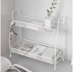 Półka kuchenna organizer kuchenny stojący dwupoziomowy loft na przyprawy 3