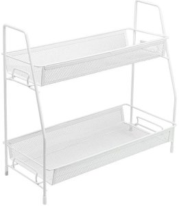 Półka kuchenna organizer kuchenny stojący dwupoziomowy loft na przyprawy 8